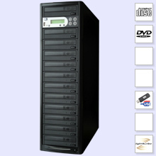 CopyBox 11 DVD Duplicator Advanced LightScribe - meerdere dvd disks gelijktijdig branden lightscribe printen copybox advanced tower duplicators