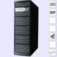 CopyBox 9 DVD Duplicator advanced_lightscribe - lightscribe printen dupliceren dvd cd duplicatie towers snel branden grote aantallen